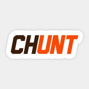 CHUNT - Nick Chubb and Kareem Hunt Sticker